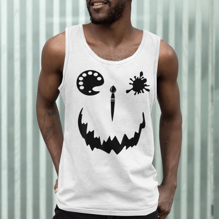 Pumpkin Artist Halloween Art Teacher Men Tank Top, novelty gifts, funny gifts