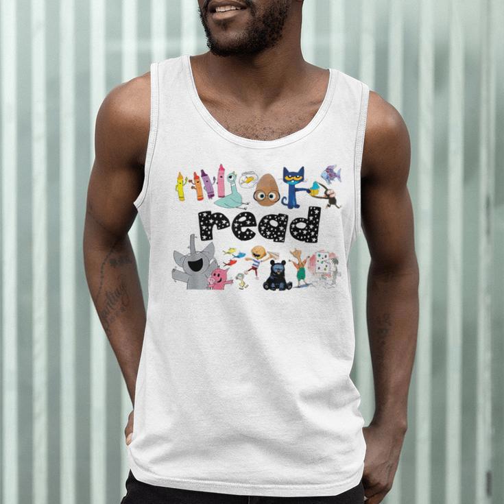 Read Children's Books Teacher Men Tank Top, novelty gifts, funny gifts