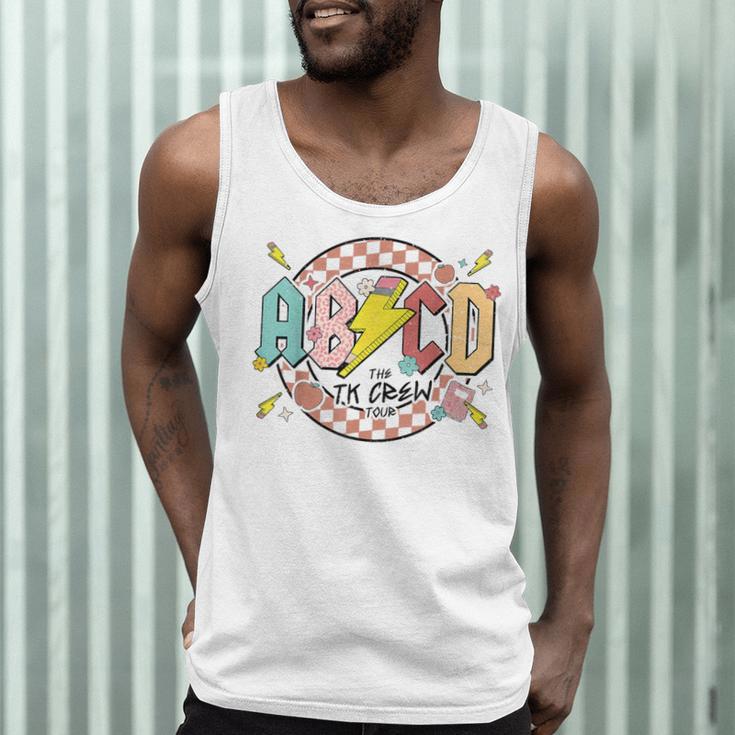 Retro ABCD Transitional Kindergarten Teacher Tour TK Teacher Men Tank Top, novelty gifts, funny gifts Retro ABCD Transitional Kindergarten Teacher Tour TK Teacher Men Tank Top, novelty gifts, funny gifts