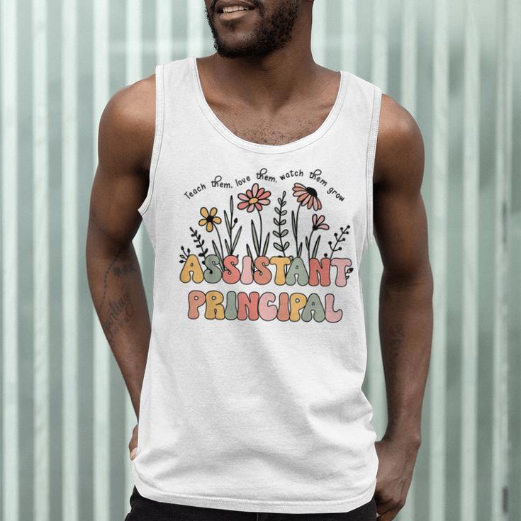 Retro Floral Assistant Principal Shirt For Teachers Day Men Tank Top, novelty gifts, funny gifts Retro Floral Assistant Principal Shirt For Teachers Day Men Tank Top, novelty gifts, funny gifts