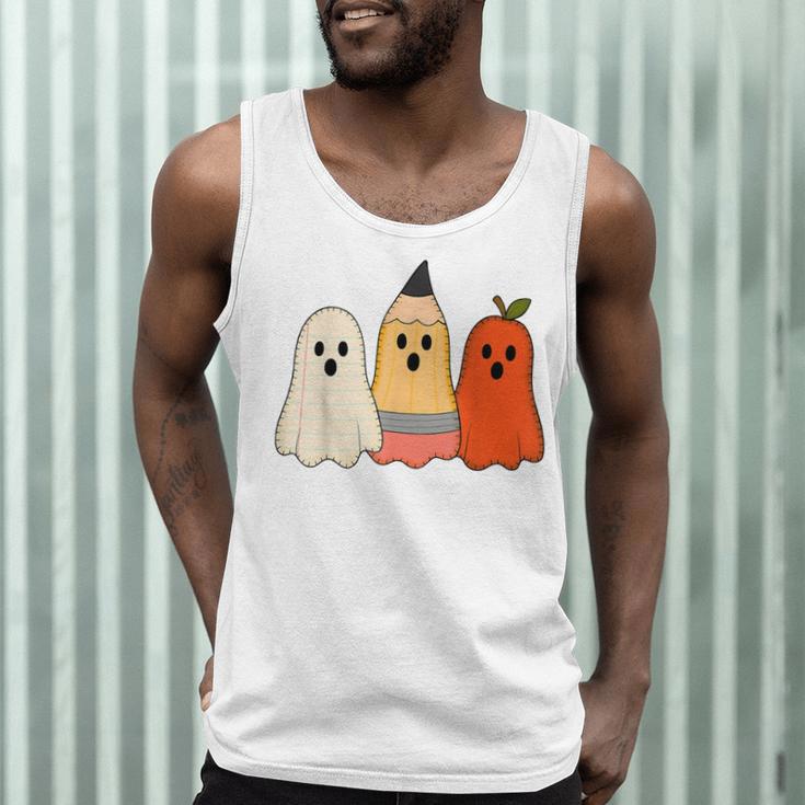Retro Pencil Ghost Boo Spooky Teacher Halloween Costume Men Tank Top, novelty gifts, funny gifts Retro Pencil Ghost Boo Spooky Teacher Halloween Costume Men Tank Top, novelty gifts, funny gifts