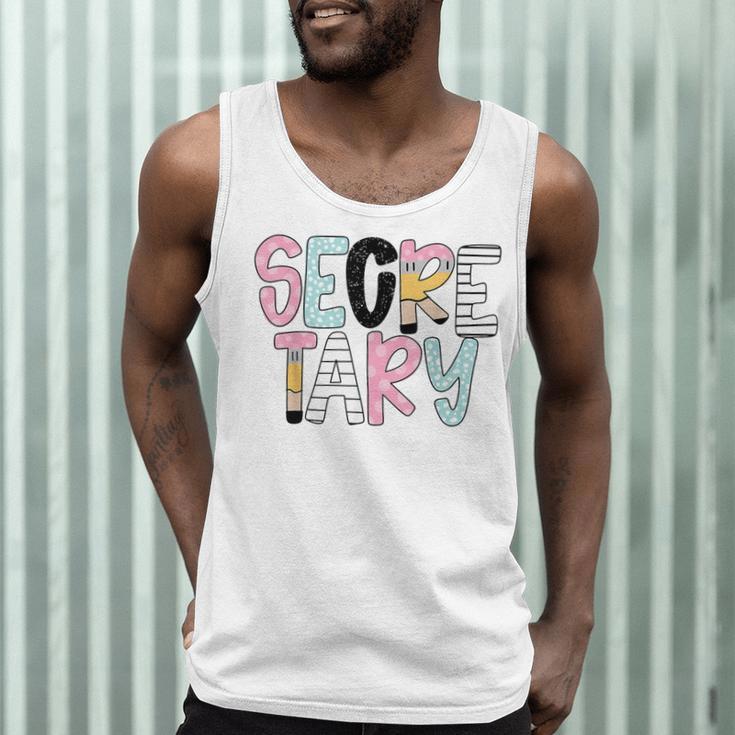 Retro Secretary Back To School Teacher Appreciation Men Tank Top, novelty gifts, funny gifts Retro Secretary Back To School Teacher Appreciation Men Tank Top, novelty gifts, funny gifts