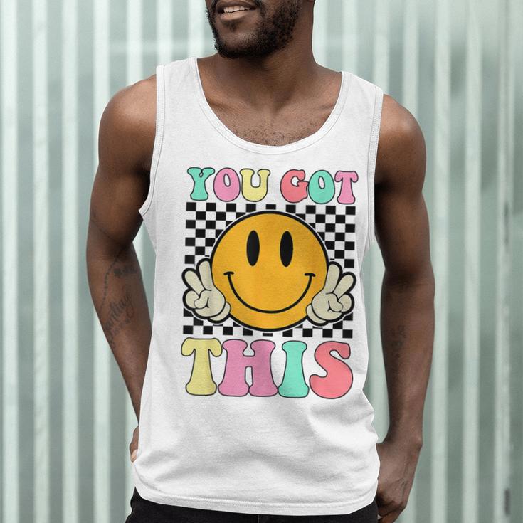 You Got This Retro Smile Motivational Testing Day Teacher Men Tank Top, novelty gifts, funny gifts You Got This Retro Smile Motivational Testing Day Teacher Men Tank Top, novelty gifts, funny gifts