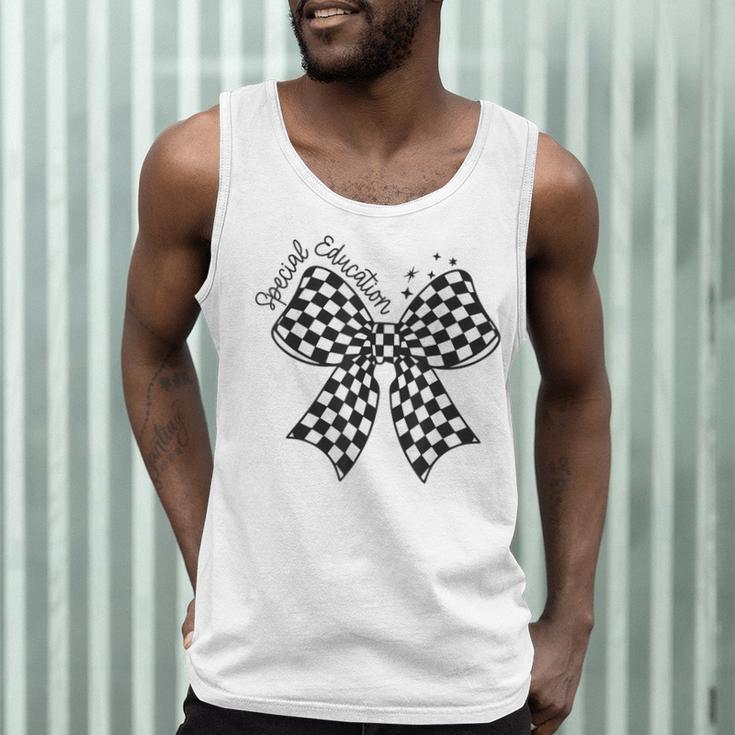 Retro Special Education Squad Coquette Bow SPED Teacher Men Tank Top, novelty gifts, funny gifts Retro Special Education Squad Coquette Bow SPED Teacher Men Tank Top, novelty gifts, funny gifts