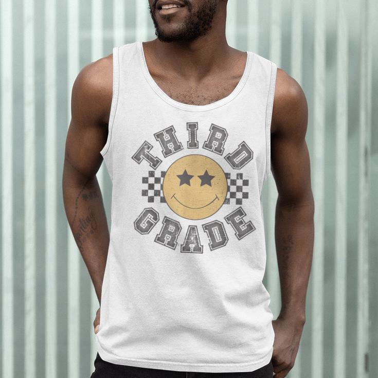 Retro Third Grade Teacher Student 1st Day Back To School Men Tank Top, novelty gifts, funny gifts