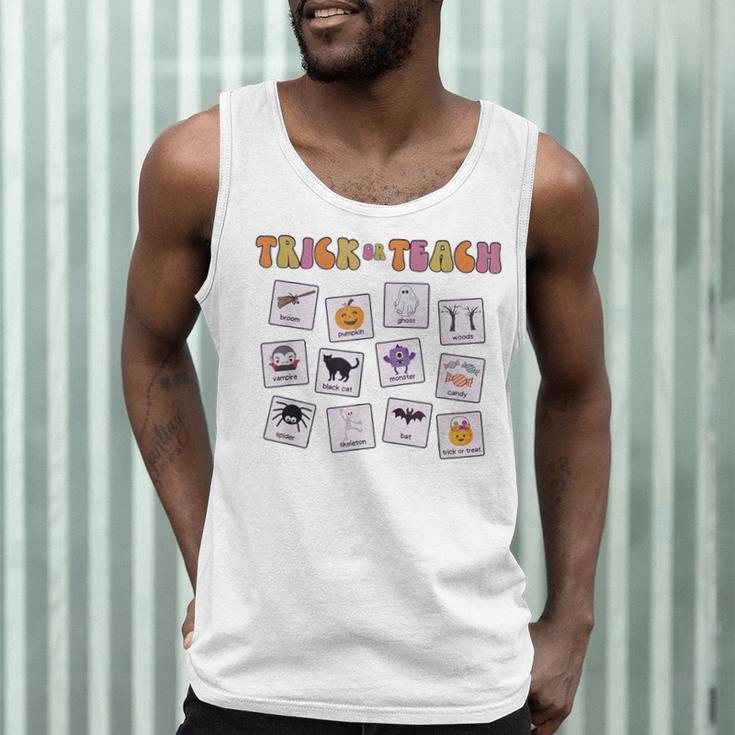 Retro Trick Or Treat Halloween Special Education Teacher Men Tank Top, novelty gifts, funny gifts Retro Trick Or Treat Halloween Special Education Teacher Men Tank Top, novelty gifts, funny gifts