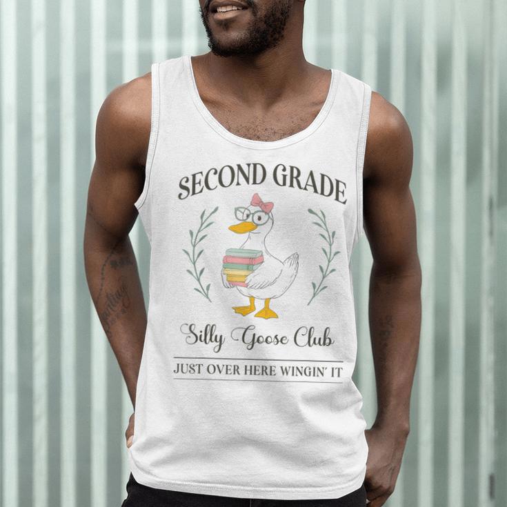 Second Grade Silly Goose Club For Teacher Or Student Men Tank Top, novelty gifts, funny gifts Second Grade Silly Goose Club For Teacher Or Student Men Tank Top, novelty gifts, funny gifts