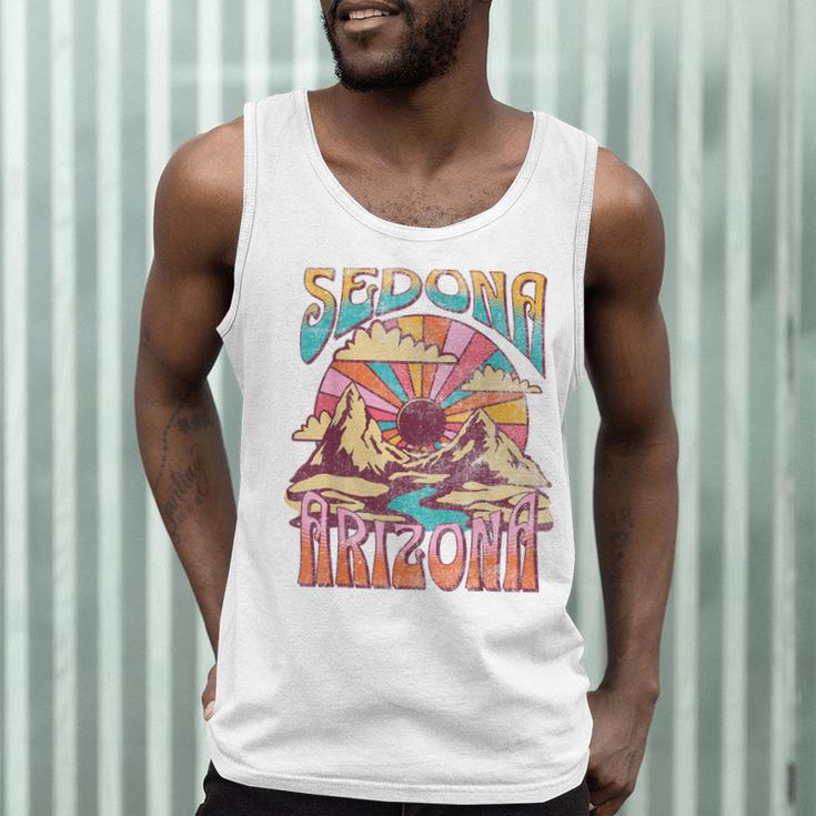 Sedona Arizona Nature Hiking Mountains Outdoors Vintage Men Tank Top, novelty gifts, funny gifts