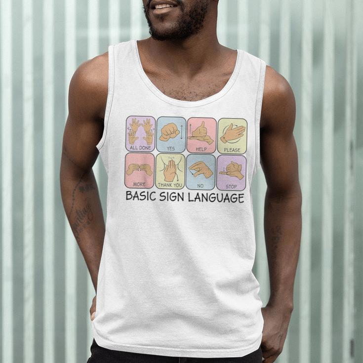 Basic Sign Language Speech Pathology Aac Sped Teacher Men Tank Top, novelty gifts, funny gifts Basic Sign Language Speech Pathology Aac Sped Teacher Men Tank Top, novelty gifts, funny gifts