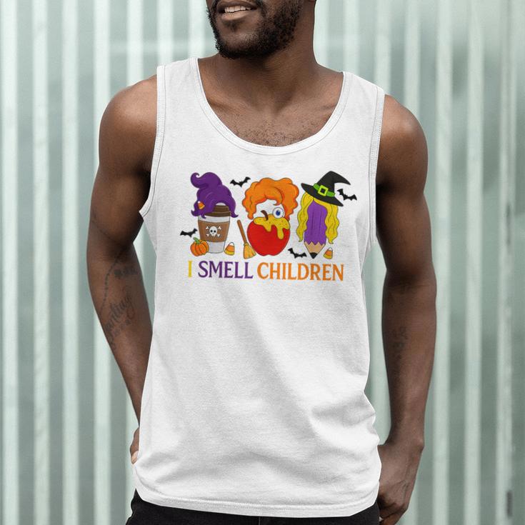 I Smell Children Witch Teacher Halloween Trick Or Teach Men Tank Top, novelty gifts, funny gifts I Smell Children Witch Teacher Halloween Trick Or Teach Men Tank Top, novelty gifts, funny gifts