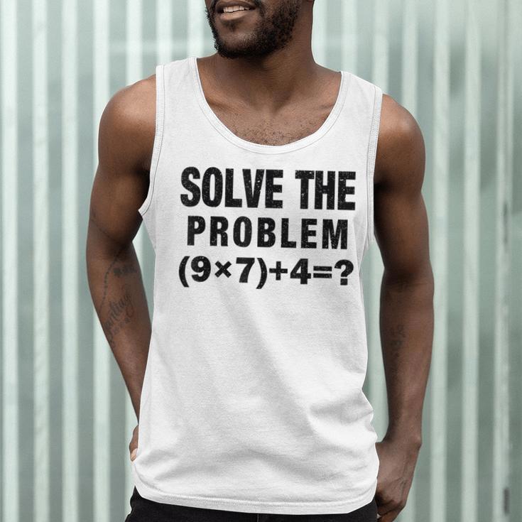 Solve The Problem 9×74 Math Teacher Men Tank Top, novelty gifts, funny gifts Solve The Problem 9×74 Math Teacher Men Tank Top, novelty gifts, funny gifts
