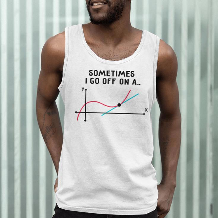 Sometimes I Go Off On a Tangent Math Teacher T Shirts Men Women Girls Kids Men Tank Top, novelty gifts, funny gifts