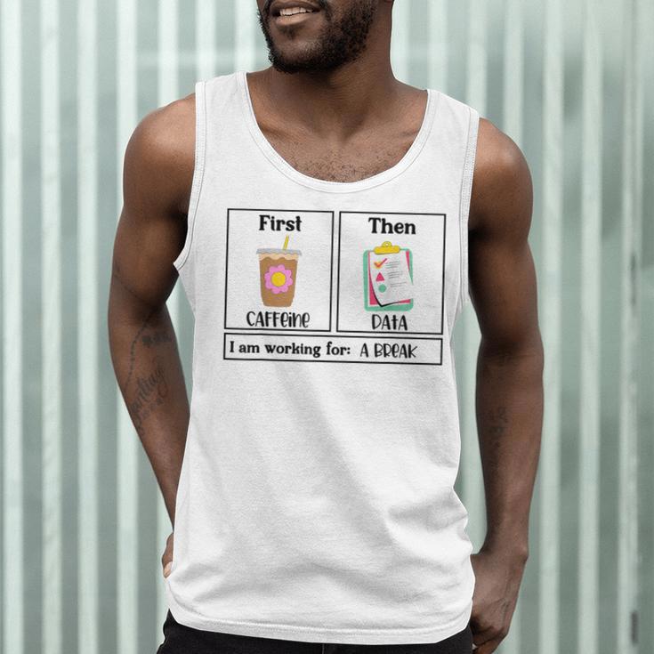 Special Education Teacher First Then Visual I Am Working For Men Women Girls Kids Men Tank Top, novelty gifts, funny gifts