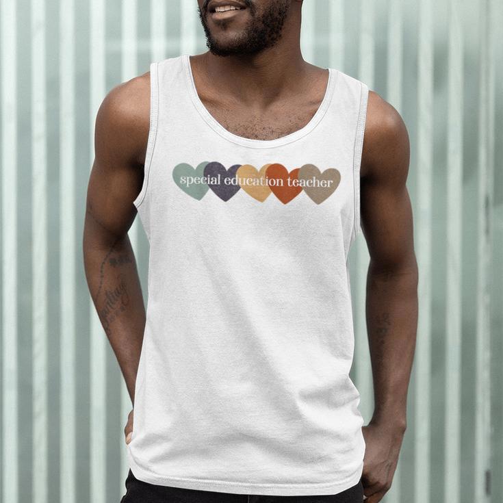 Special Education Teacher Heart Back To School Teach Rainbow Men Women Girls Kids Men Tank Top, novelty gifts, funny gifts Special Education Teacher Heart Back To School Teach Rainbow Men Women Girls Kids Men Tank Top, novelty gifts, funny gifts