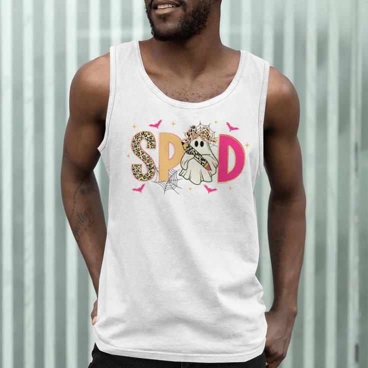 Sped Teacher Halloween Ghost Special Education Preppy Fall Men Tank Top, novelty gifts, funny gifts Sped Teacher Halloween Ghost Special Education Preppy Fall Men Tank Top, novelty gifts, funny gifts