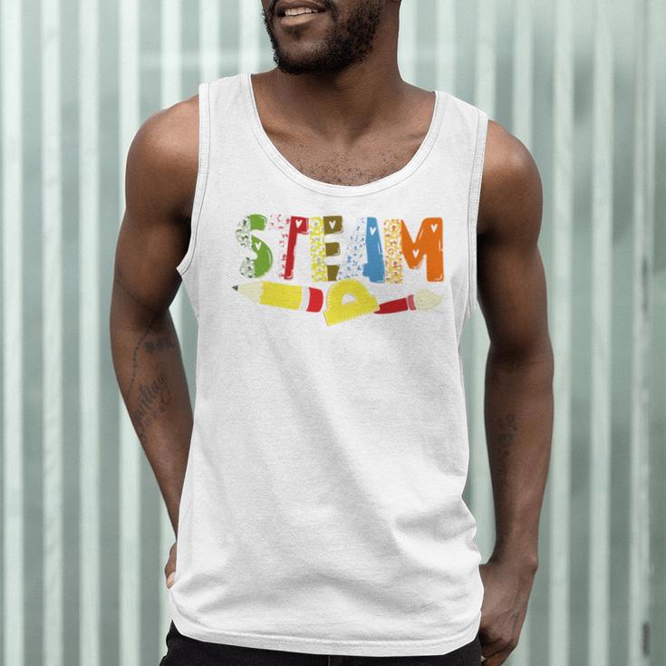 Steam Teacher Science Tech Engineering Arts Maker Men Tank Top, novelty gifts, funny gifts