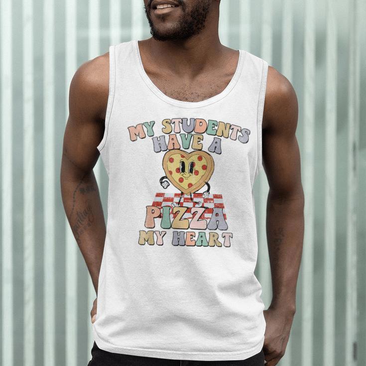 My Students Have A Pizza-My-Heart Valentines Day Teacher Men Tank Top, novelty gifts, funny gifts
