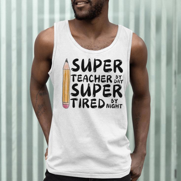 Super Teacher By Day Super Tired By Night Back To School Men Tank Top, novelty gifts, funny gifts Super Teacher By Day Super Tired By Night Back To School Men Tank Top, novelty gifts, funny gifts
