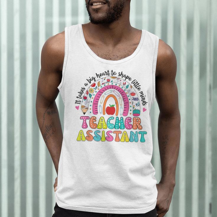 It Takes A Big Heart To Shape Little Minds Teacher Assistant Men Tank Top, novelty gifts, funny gifts It Takes A Big Heart To Shape Little Minds Teacher Assistant Men Tank Top, novelty gifts, funny gifts