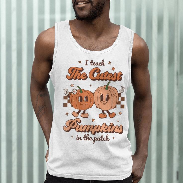I Teach The Cutest Pumpkins In The Patch Retro Teacher Fall Men Tank Top, novelty gifts, funny gifts I Teach The Cutest Pumpkins In The Patch Retro Teacher Fall Men Tank Top, novelty gifts, funny gifts