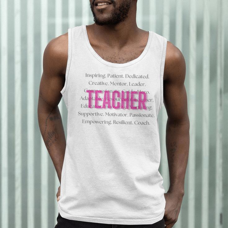 TEACH Inspirational Teacher Comfortable & Stylish T-Shirt Men Tank Top, novelty gifts, funny gifts