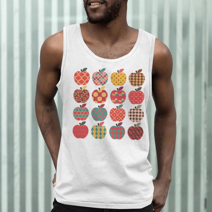 Teacher Apple Back To School Art For School Supplies Men Tank Top, novelty gifts, funny gifts Teacher Apple Back To School Art For School Supplies Men Tank Top, novelty gifts, funny gifts