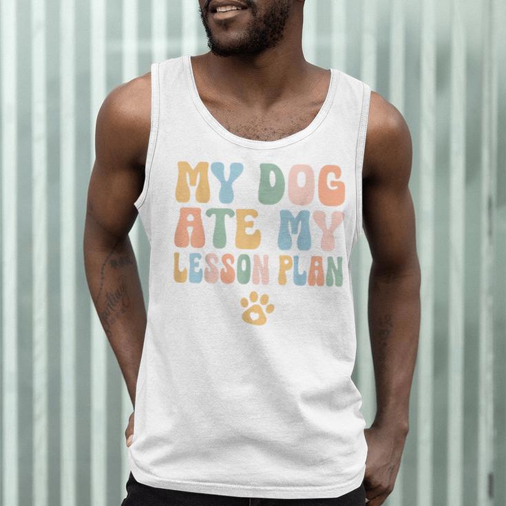 Teacher My Dog Ate My Lesson Plan Teacher Lesson Plan Men Tank Top, novelty gifts, funny gifts Teacher My Dog Ate My Lesson Plan Teacher Lesson Plan Men Tank Top, novelty gifts, funny gifts