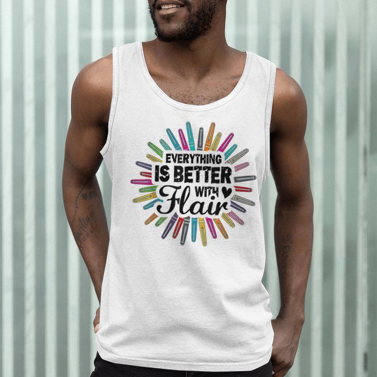 Teacher Flair Pen Art Lover School Supplies Men Tank Top, novelty gifts, funny gifts Teacher Flair Pen Art Lover School Supplies Men Tank Top, novelty gifts, funny gifts