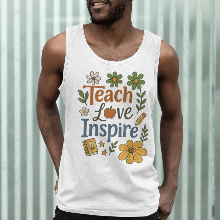 Teacher Inspire Love Men Tank Top, novelty gifts, funny gifts Teacher Inspire Love Men Tank Top, novelty gifts, funny gifts