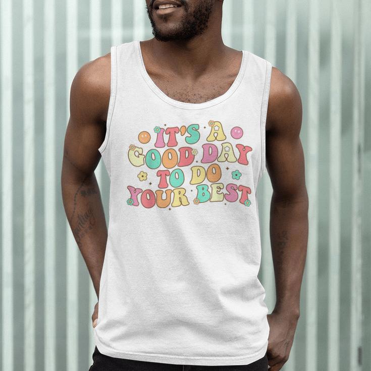 Teacher Testing Shirt It's A Good Day To Do Best Groovy Men Tank Top, novelty gifts, funny gifts