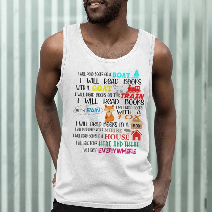 Teacher I Will Read Book On Boat Kids Women Bookworm Men Tank Top, novelty gifts, funny gifts Teacher I Will Read Book On Boat Kids Women Bookworm Men Tank Top, novelty gifts, funny gifts