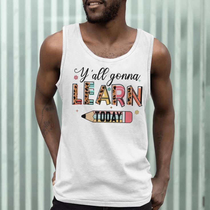 Teacher Y'All Gonna Learn Today First Day Of School Teacher Men Tank Top, novelty gifts, funny gifts Teacher Y'All Gonna Learn Today First Day Of School Teacher Men Tank Top, novelty gifts, funny gifts