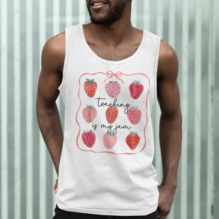 Teaching Is My Jam Teacher Team Crew Cute Strawberry Girls Men Tank Top, novelty gifts, funny gifts Teaching Is My Jam Teacher Team Crew Cute Strawberry Girls Men Tank Top, novelty gifts, funny gifts