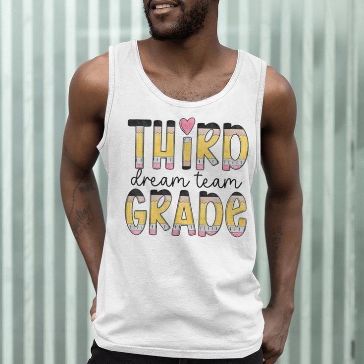 Third Grade Dream Team Back To School 3rd Grade Teacher Men Tank Top, novelty gifts, funny gifts