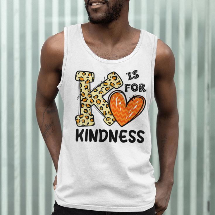 Unity Day K Is For Kindness Anti Bullying Orange Teacher Men Women Kids Men Tank Top, novelty gifts, funny gifts
