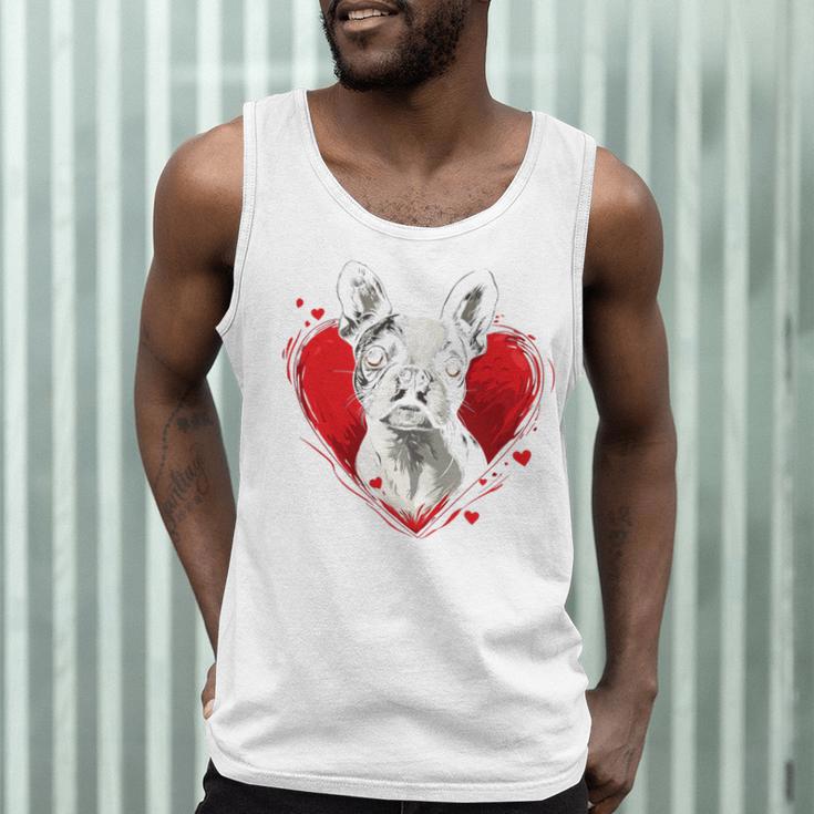 Valentine's Day Boston Terrier Dog Men Tank Top, novelty gifts, funny gifts