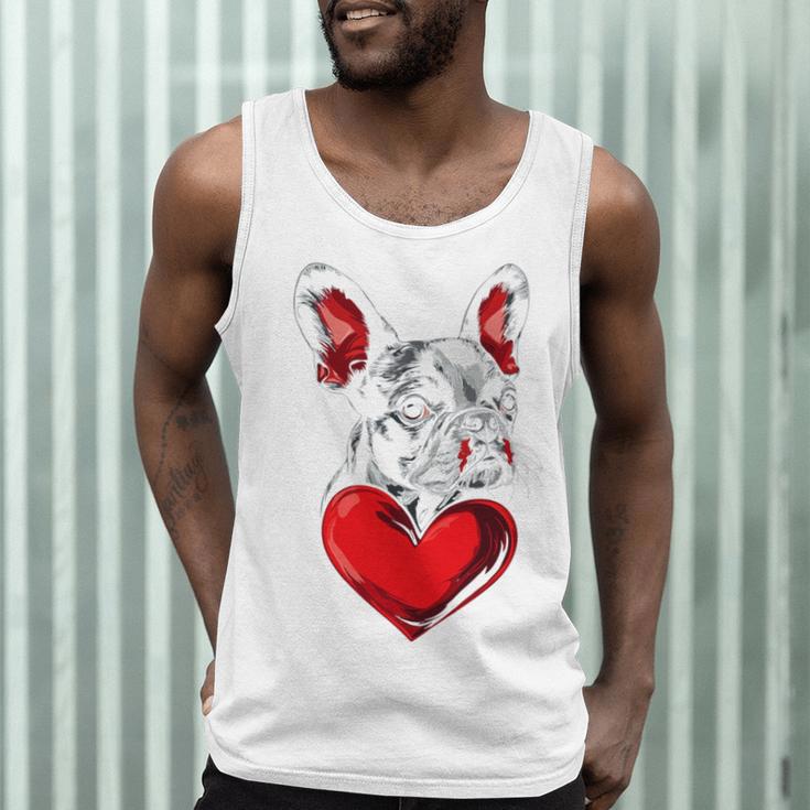 Valentine's Day Boston Terrier Dog Vector Men Tank Top, novelty gifts, funny gifts