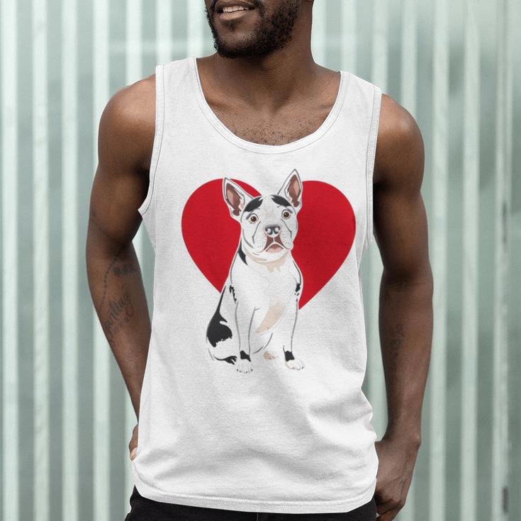 Valentine's Day Boston Terrier Lover Men Tank Top, novelty gifts, funny gifts