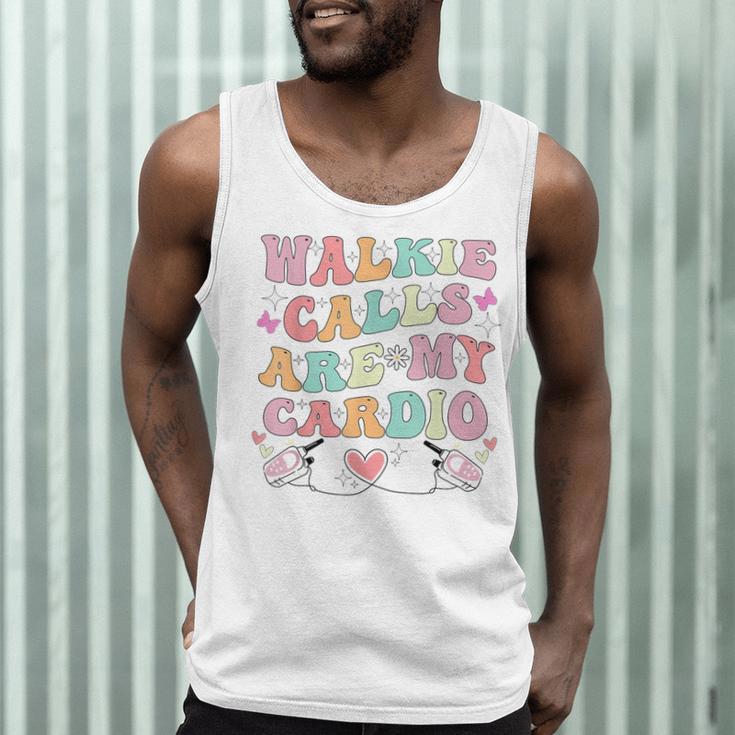 Walkie Calls Are My Cardio Special Education Teacher School Men Tank Top, novelty gifts, funny gifts Walkie Calls Are My Cardio Special Education Teacher School Men Tank Top, novelty gifts, funny gifts