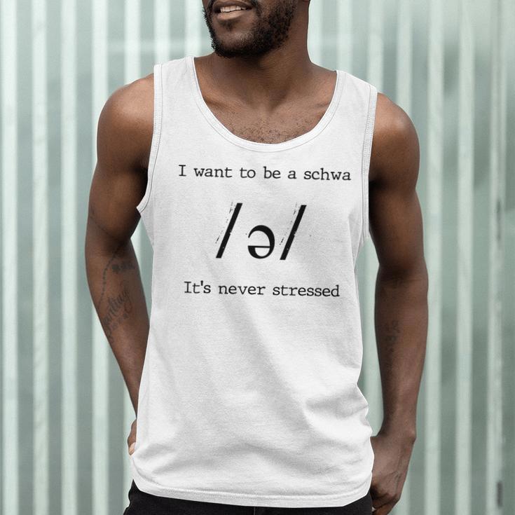 I Want To Be A Schwa It's Never Stressed Reading Teacher For Men Girls Kids Men Tank Top, novelty gifts, funny gifts I Want To Be A Schwa It's Never Stressed Reading Teacher For Men Girls Kids Men Tank Top, novelty gifts, funny gifts