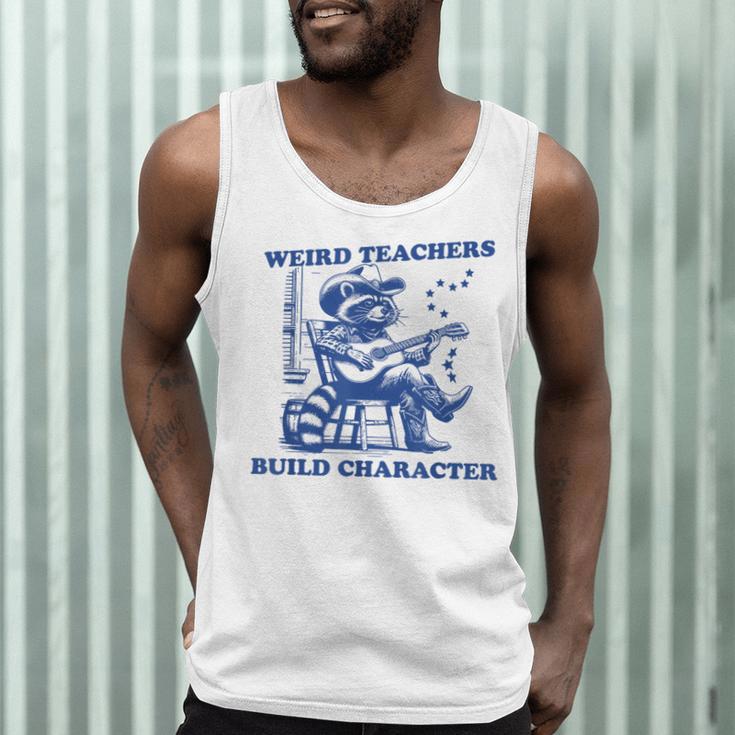 Weird Teachers Build Character Shirt Raccoon Teacher Men Tank Top, novelty gifts, funny gifts Weird Teachers Build Character Shirt Raccoon Teacher Men Tank Top, novelty gifts, funny gifts