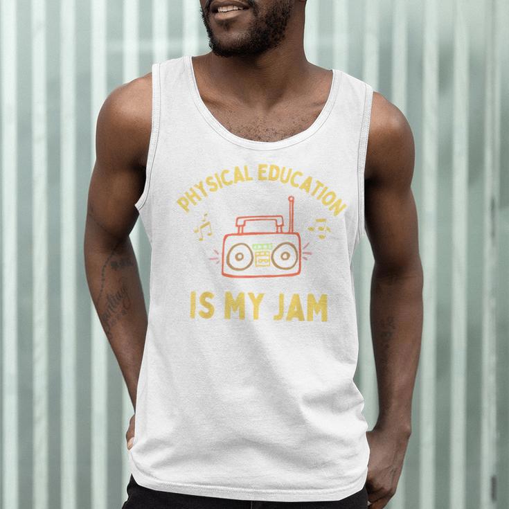 Women's Physical Education Is My Jam PE Teacher Appreciation Men Tank Top, novelty gifts, funny gifts Women's Physical Education Is My Jam PE Teacher Appreciation Men Tank Top, novelty gifts, funny gifts
