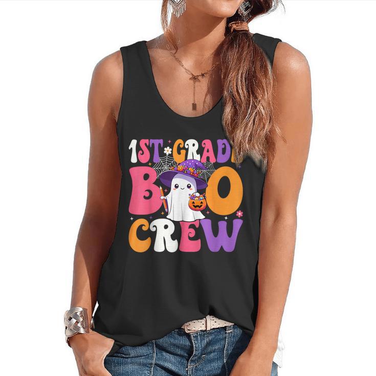 1st Grade Boo Crew Halloween First Grade Halloween Teacher Flowy Tank