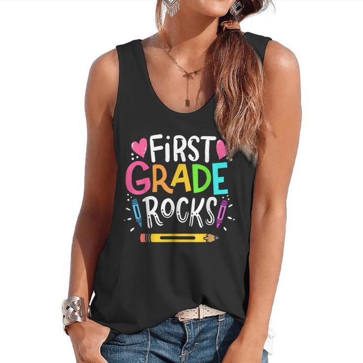 1st Grade Teacher Flowy Tank
