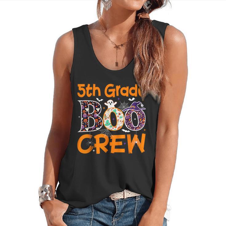 5th Grade Boo Crew Teacher Fifth Grade Halloween Flowy Tank