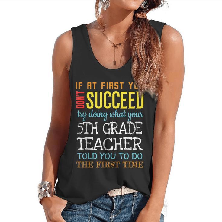 5th Grade Teacher Appreciation Flowy Tank