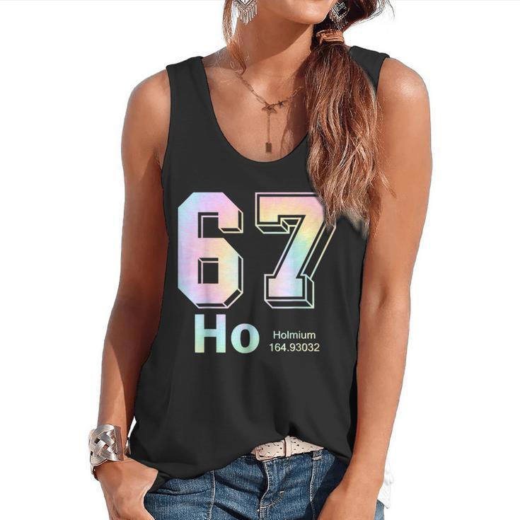 67 Ho Holmium Science Teacher Elements Table Six Seven Meme Flowy Tank
