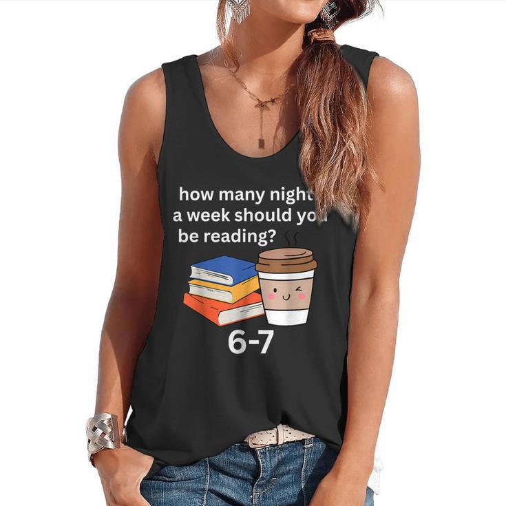 67 Meme English Teacher Reading Book Lover Humor Flowy Tank