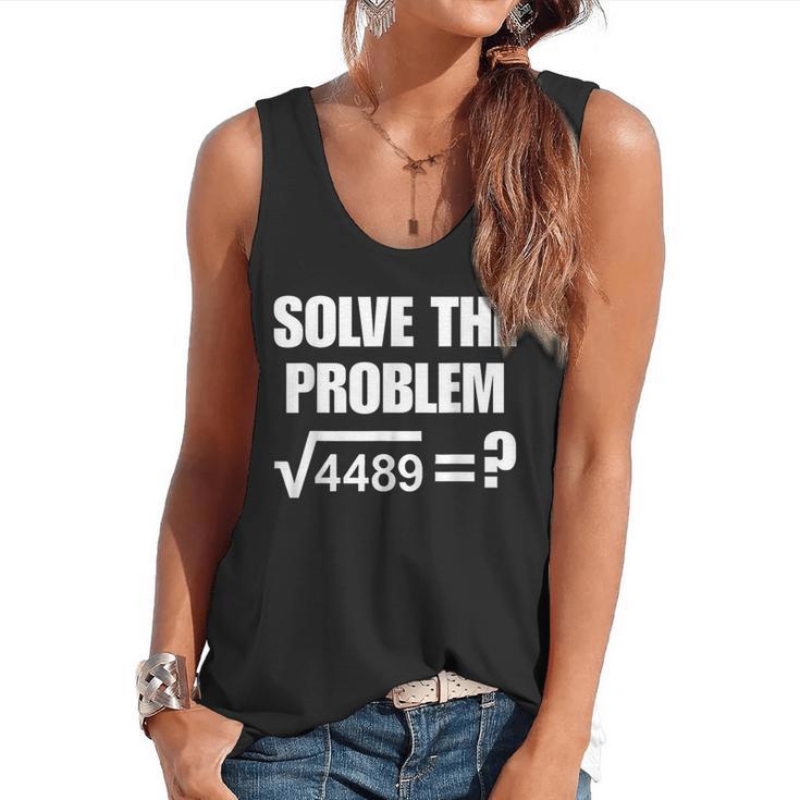 67 Meme Math Six Seven Teacher Brainrot Joke Flowy Tank
