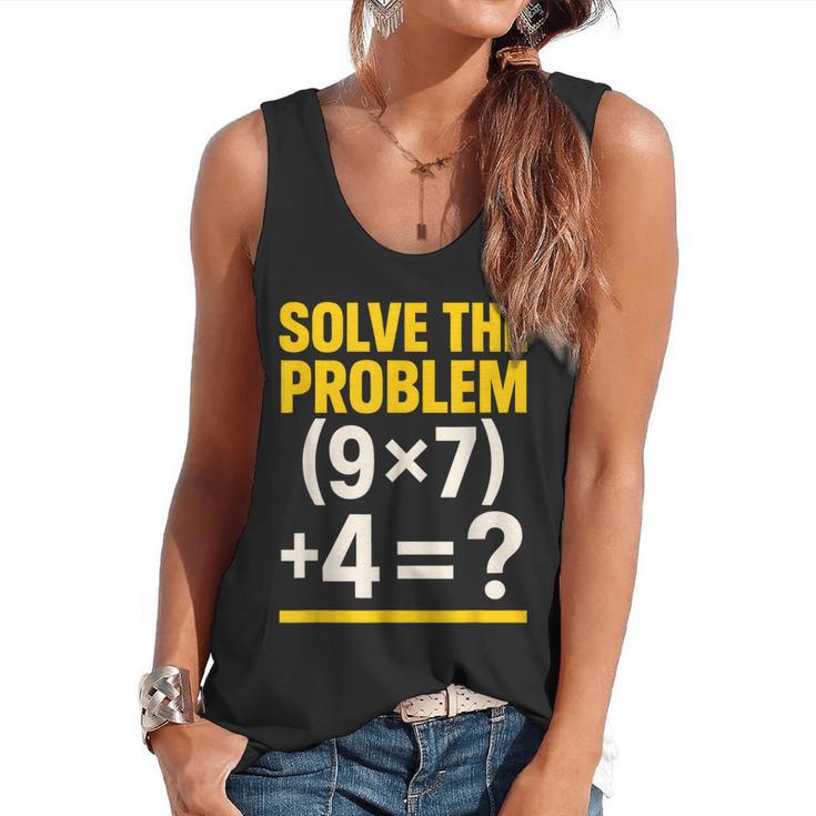 67 Meme Math Teacher School 6-7 Brain Rot Six Seven Flowy Tank